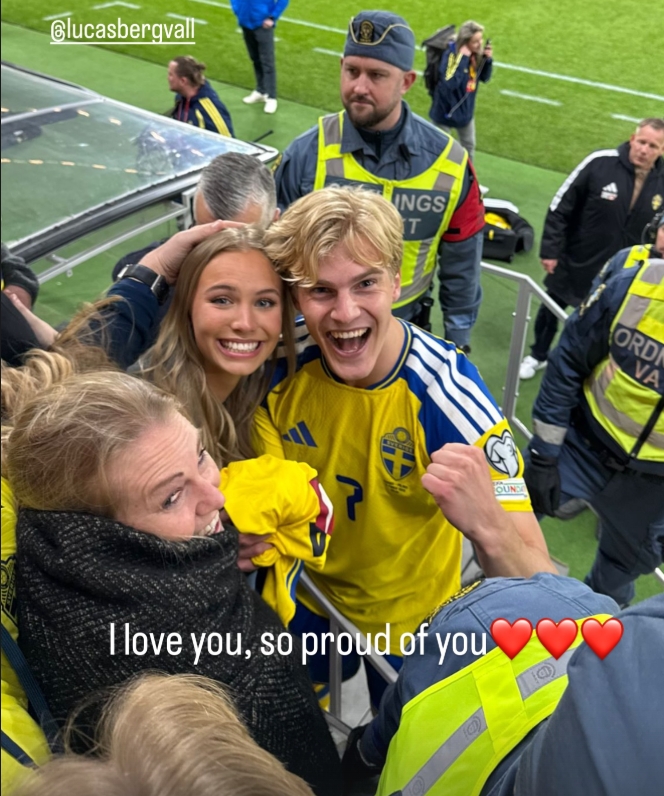 世界杯高清赛事平台-贝里瓦尔家人、女友现场观战瑞典：我们也没想到他能这么复出参赛